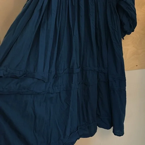 Mason and mill Irene dress tarp blue XL cotton midi - Picture 4 of 6